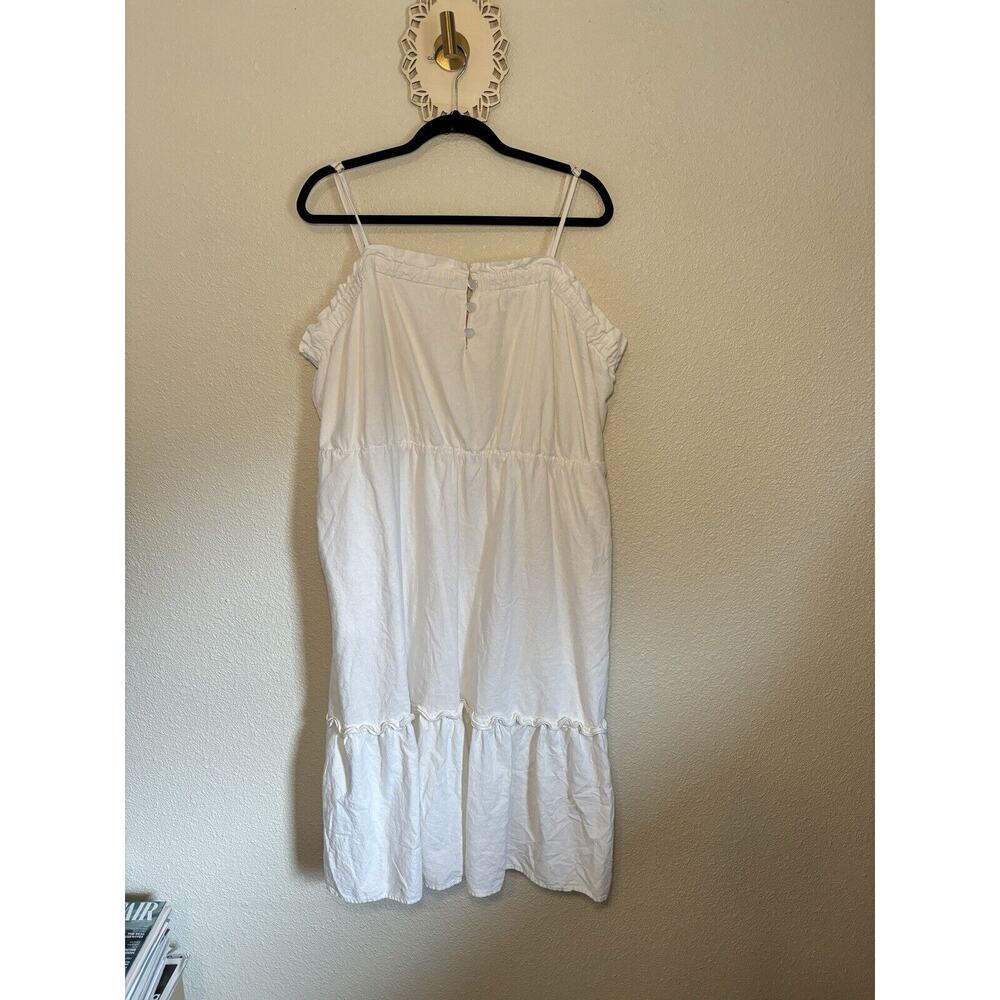 Stoney Clover Target Womens Dress Plus Size 1X Linen Tiered Boho Peasant Fairy